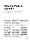 Personlig medicin redder liv 