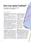 Kan man spise insekter 