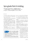 Spis glade fisk til middag