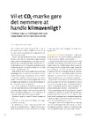 Vil et co2-mærke gøre det nemmere at handle klimavenligt 