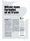 Bliver man forkølet af at fryse 
