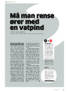 Må man rense ører med en vatpind 