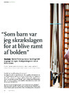 Som barn var jeg skrækslagen for at blive ramt af bolden 