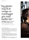 Jeg glæder mig til at smage en rundrygget gris med krøllet hår 