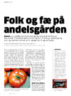 Folk og fæ på andelsgården 