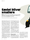 Sædet bliver smallere 