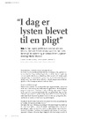 I dag er lysten blevet til en pligt 