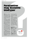 Foretræller myg bestemte blodtyper