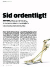 Sid ordentligt