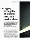 Leg og bevægelse er sjoves sammen med andre 