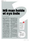 Må man holde et nys inde 