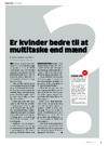 Er kvinder bedre til at multitaske end mænd 