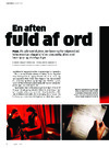 En aften fuld af ord 