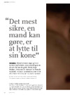 det mest  sikre, en mand kan gøre, er at lytte til sin kone