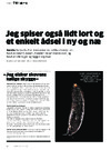 Jeg spiser også lidt lort og en enkelt ådsel i ny og næ