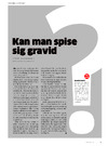 Kan man spise sig gravid 