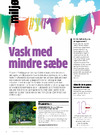 Vask med mindre sæbe