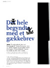 Det hele begyndte med et gækkebrev