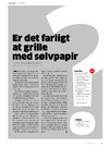 Er det farligt at grille med sølvpapir?