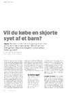 Vil du købe en skjorte syet af et barn?