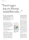 "Først tager jeg en klump modellervoks"
