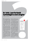 Er folk i parforhold lykkeligere end singler?