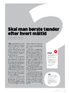 Skal man børste tænder efter hvert måltid?