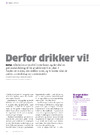 Derfor drikker vi!