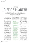 Pas på giftige planter