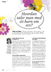 Hvordan taler man til sit barn om sex?