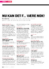 Nu kan det f… være nok!