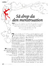 Så drop da den menstruation