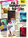 Få 3 bøger for 9 kr.