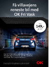 Få villavejens reneste bil med OK Fri Vask