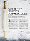 Vælg det rigtige hævemiddel