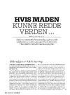 Hvis maden kunne redde verden