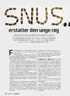 Snus erstatter den unge røg