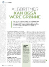 Algoritmer kan også være grønne