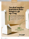 Nu skal mælkekartonen ikke længere gå op i røg