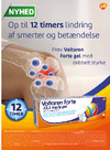 Op til 12 timers lindring af smerter og betændelse