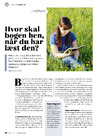 Hvor skal bogen hen, når du har læst den?