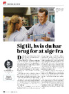 Sig til, hvis du har brug for at sige fra