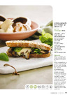 Grillet sandwich med svampe og smeltet ost