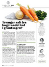 Trænger salt fra kogevandet ind i grøntsagen?
