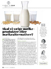 Skal vi vælge mælkeprodukter eller mælkealternativer?