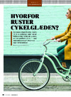 Hvorfor ruster cykelglæden?