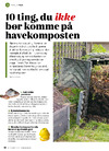 10 ting du ikke må komme på komposten