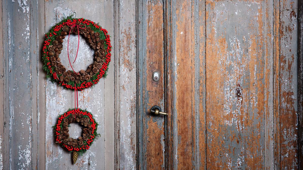 vindue Opaque rense Lav din egen dørkrans til jul | Samvirke