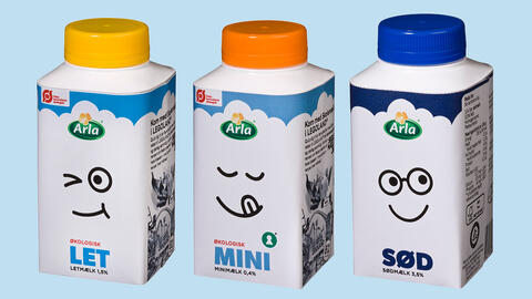 Tre skolemælk