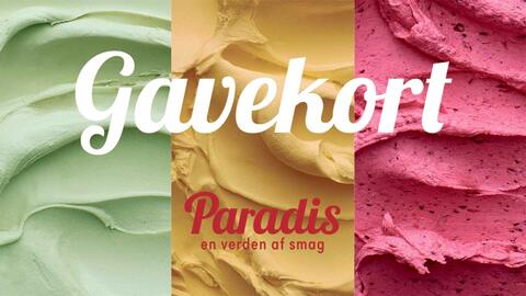 Gavekort til Paradis